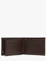 Leather Wallet Madras Etrier Brown madras EMAD438-vue-porte