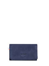 Porte-monnaie Etincelle Nubuck Cuir Etrier Bleu etincelle nubuck EETN650